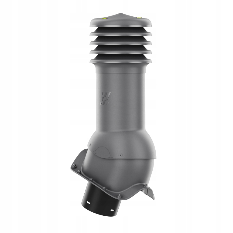 Neizolovaný Větrací komín HiVENT, průměr 150, pro vlnitou lepenku Grafit