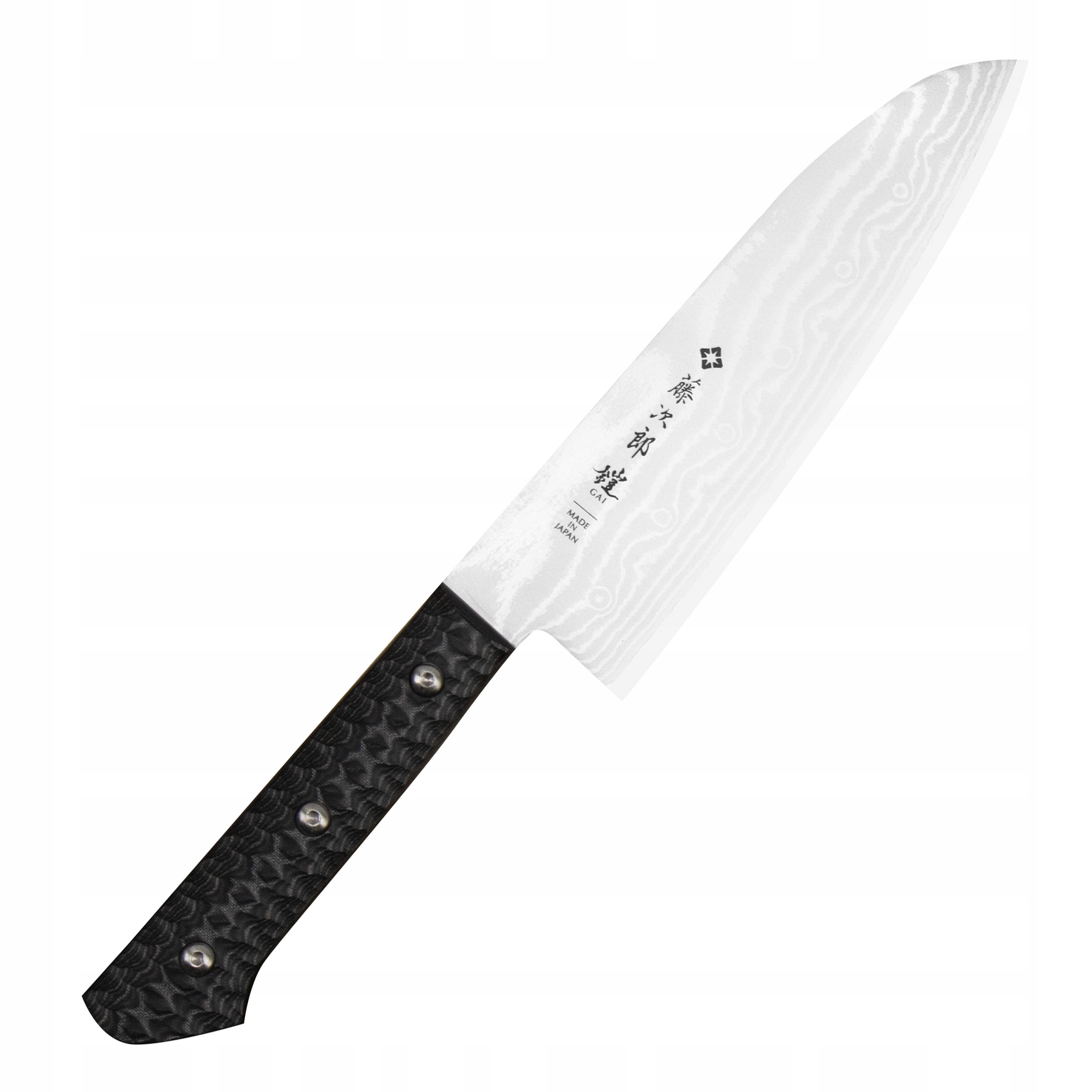 Tojiro Gai VG-10 Damascus Nóż japoński Santoku 17 cm