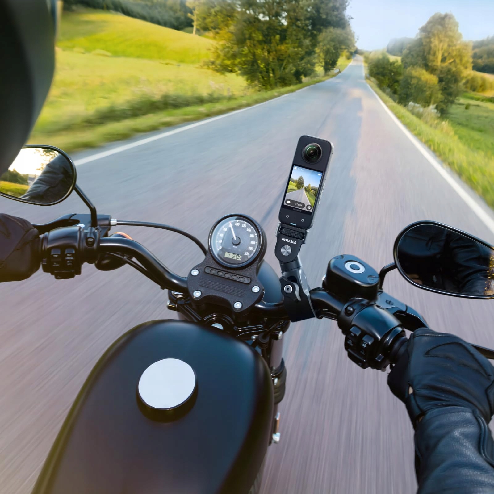 Insta360 Bundle Motocyklowy Uchwyt Do Ace Pro GO 3 X3 ONE RS ONE X2 — miniatura 5