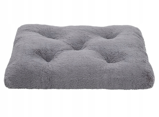 Levně Pelíšek Obdélníkové Shaggy Pro Psa Kočku Měkké, Velikost XL 85X65 CM, Šedé