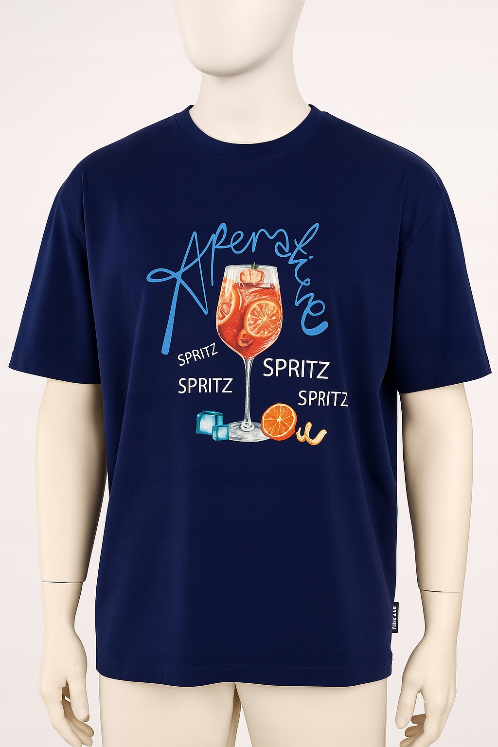 Tričko John Frank JFT61-POMERANČOVÝ Koktejl XL Aperol