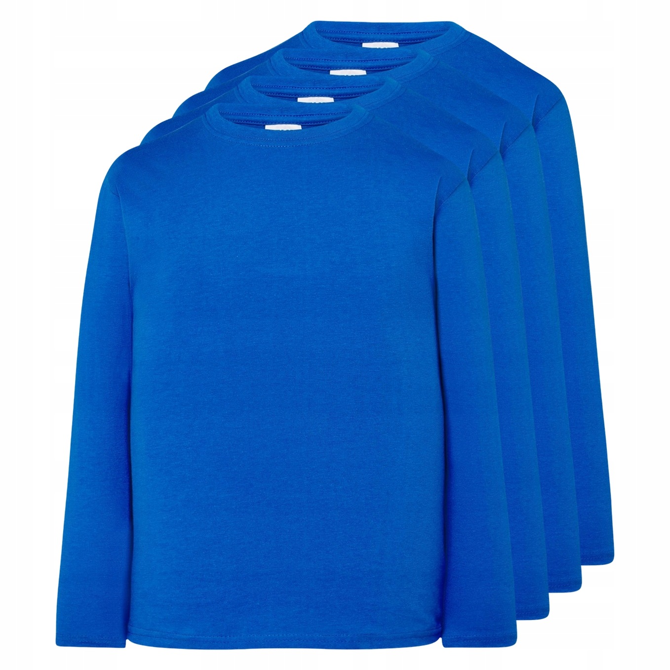 4x T-shirt Koszulka dziecięca z długim rękawem Jhk 150-LS Niebieska 12-14
