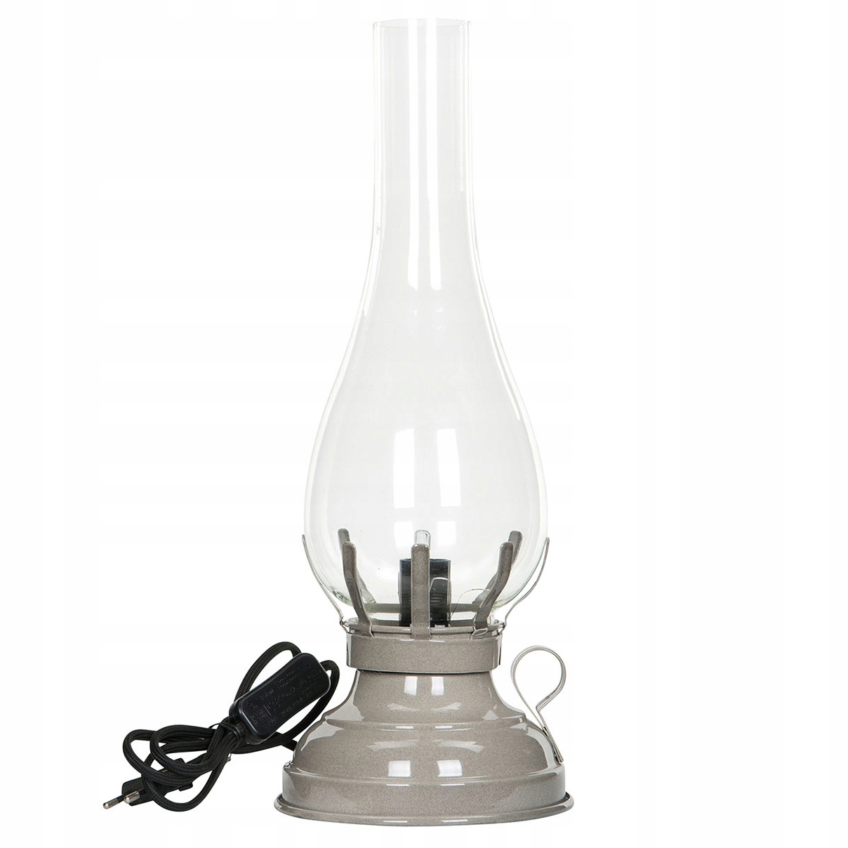 noční stolní lampa Sana se skleněným stínítkem, výška 42 cm
