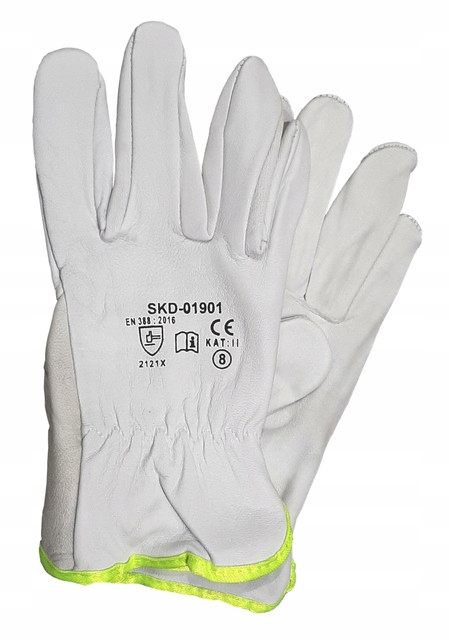 Pracovní rukavice krátké z kozí kůže 9