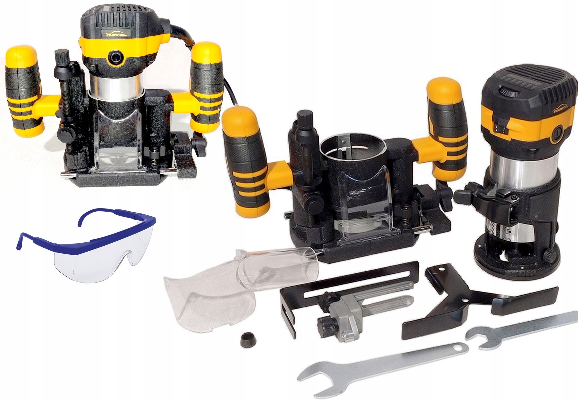 Cramp Cr- RT0702 Frezarka Górnowrzecionowa Krawędziowa 710W 6/8MM +okulary