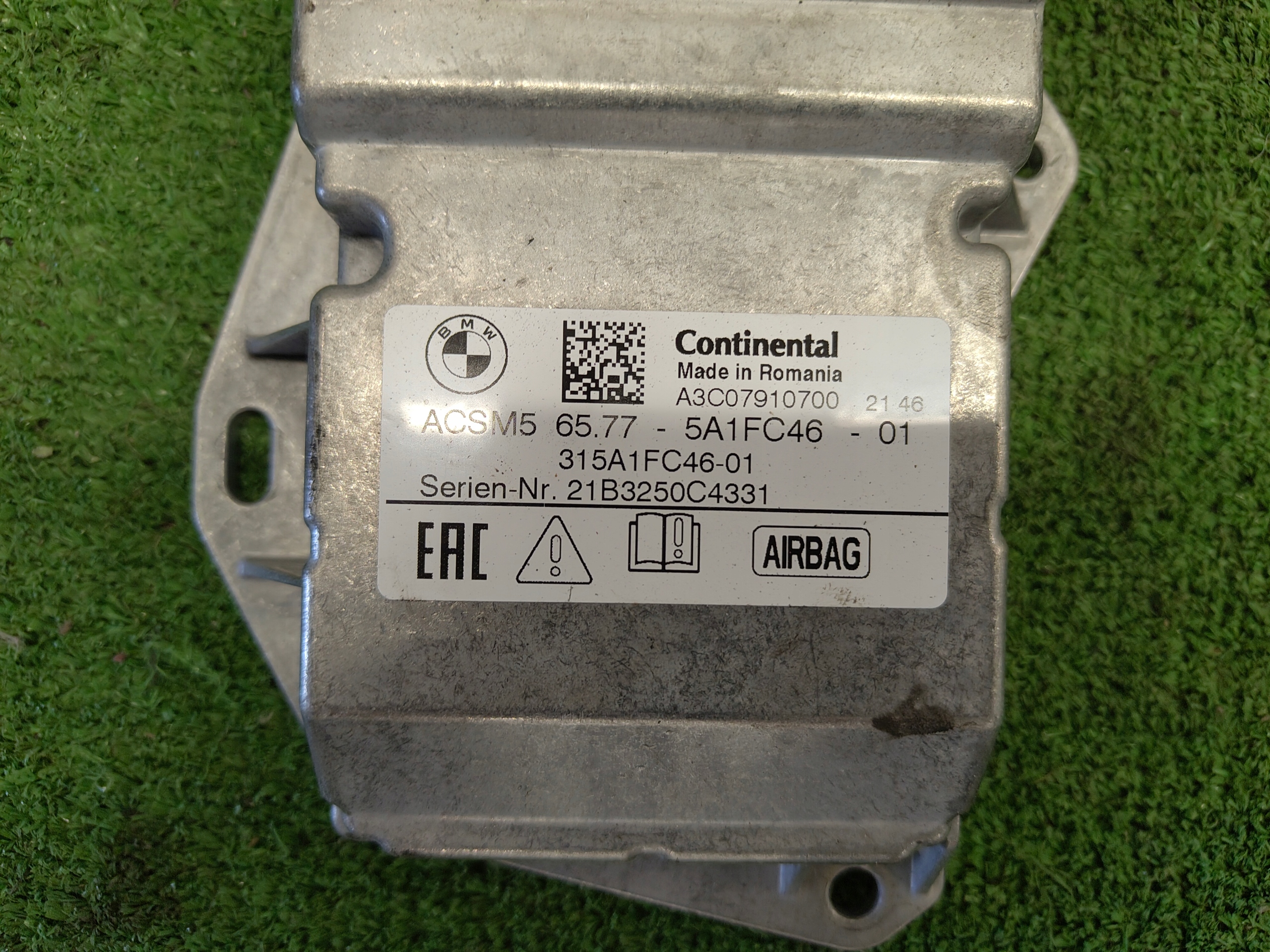 BMW 1 F40 modulo Centralina airbag airbag 5A1FC46