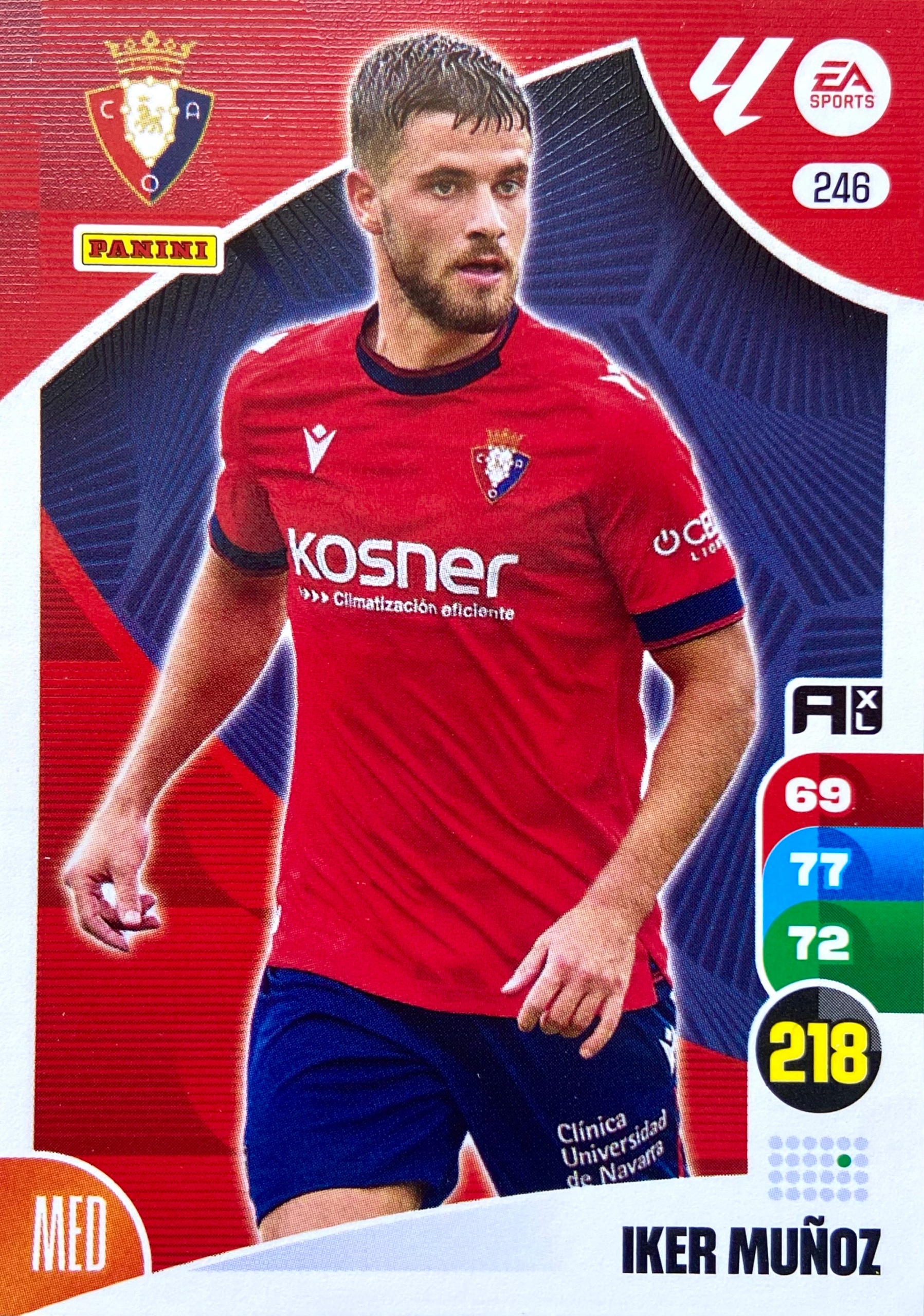Panini La Liga 2024-25 2025 Base 246 Iker Munoz Ca Osasuna