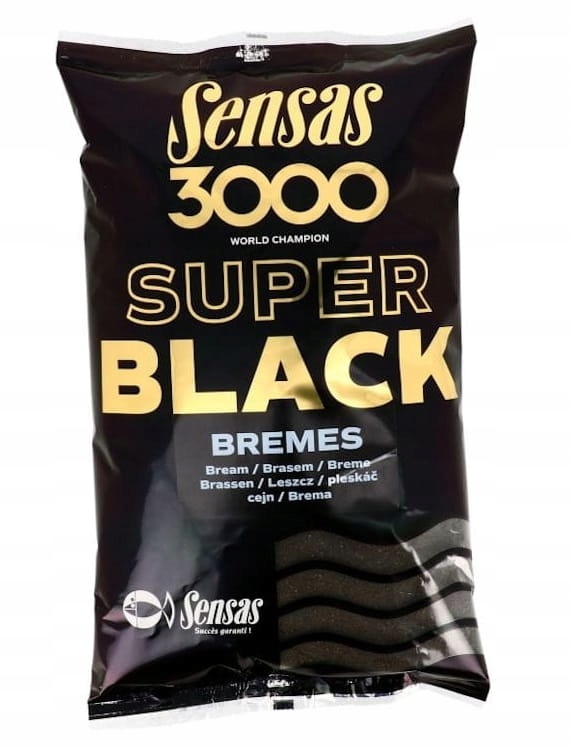 SENSAS ZAWODNICZA ZANĘTA 3000 SUPER BLACK BREMES 1KG