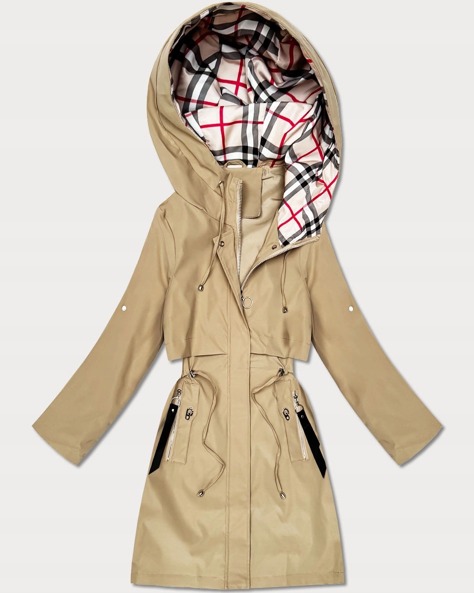 Bunda S Podšívkou KK60407 Písková M (38)