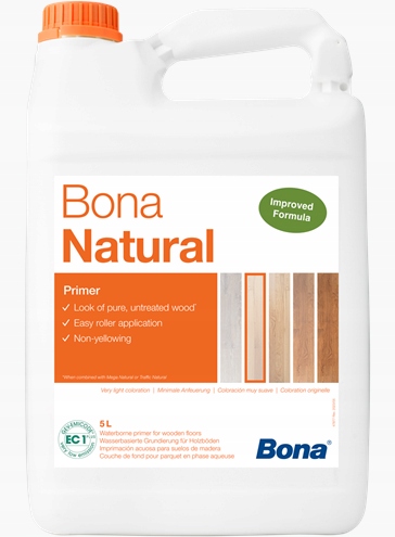 Bona Natural Lakier Podkładowy Do Podłóg Drewnianych Surowe Drewno 5 L