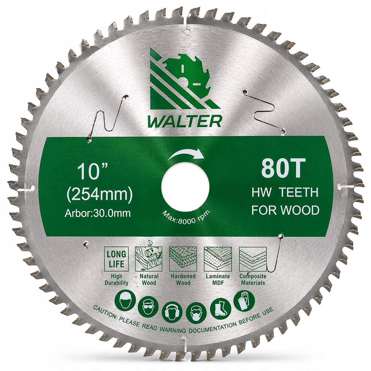 Kotouč na dřevo 254x30 Z80 kotoučová pila polská výroba Walter