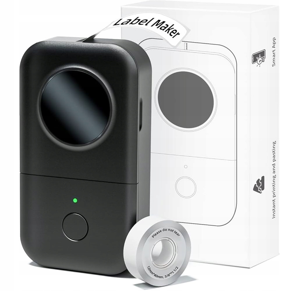 Tiskárna Phomemo D30 mini pro samolepící štítky, páska Bluetooth, aplikace