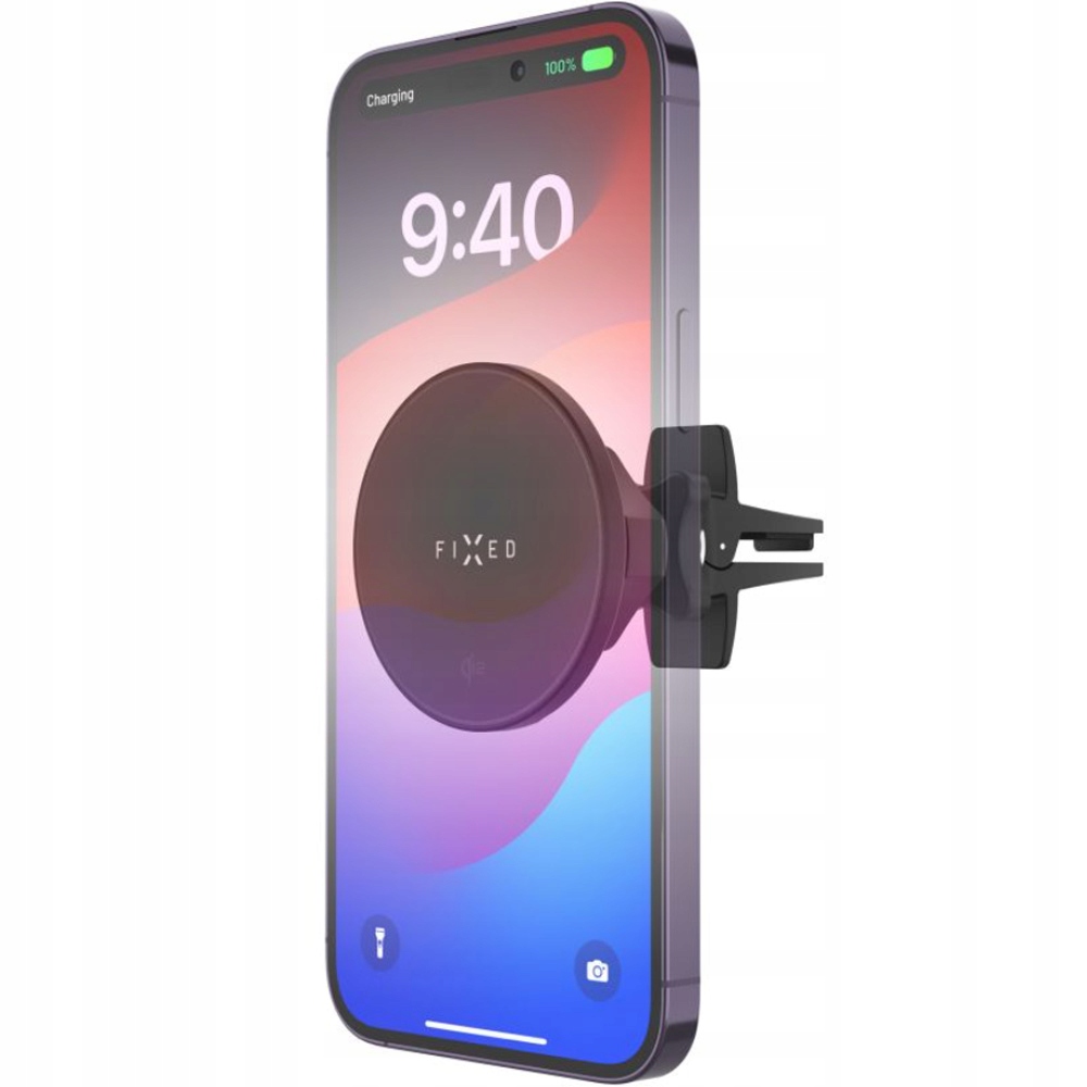 Uchwyt magnetyczny do telefonu na kratkę nawiewu do MagSafe Fixed, 15W Qi2
