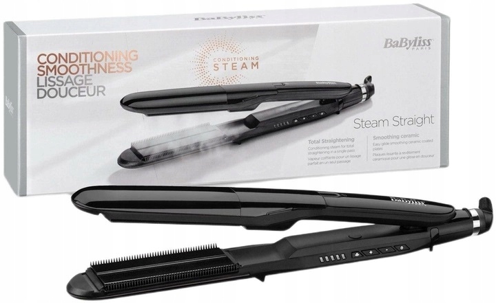 Prostownica Parowa BaByliss Steam Straight ST492E Tytanowo-Ceramiczne