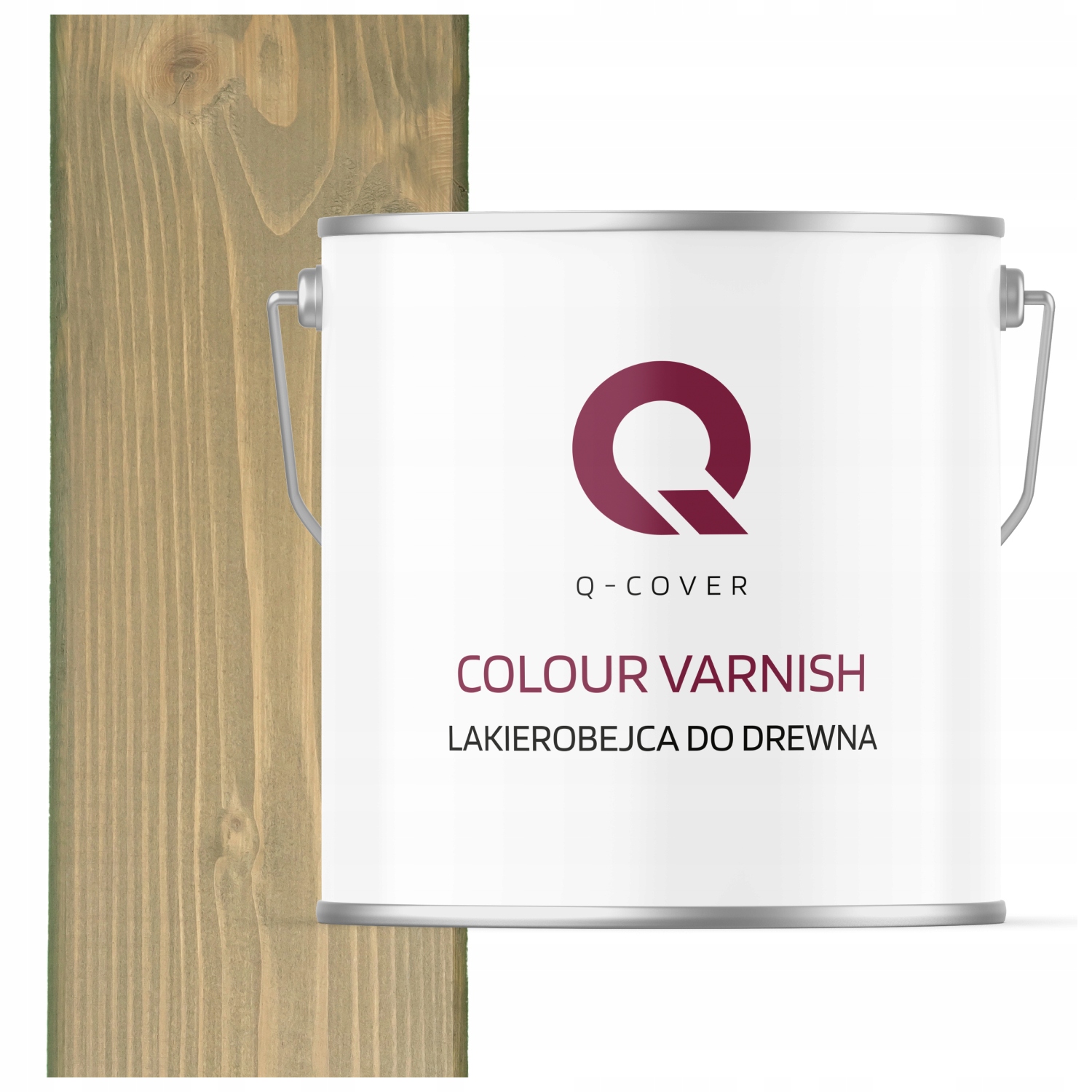 Lakovací Hmota Na Dřevo 3V1 Lazura Šedá Žlutá 7034 Polomatná 5 L Ochranná