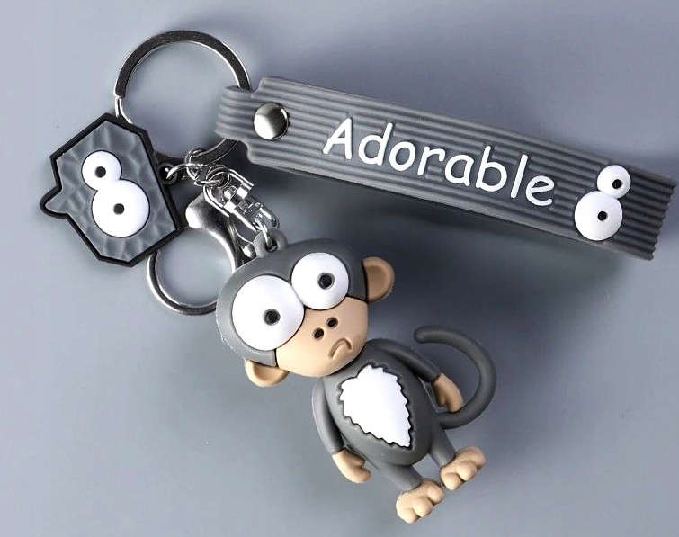 Brelok do kluczy małpa zawieszka do torby małpka Materiał dominujący inny