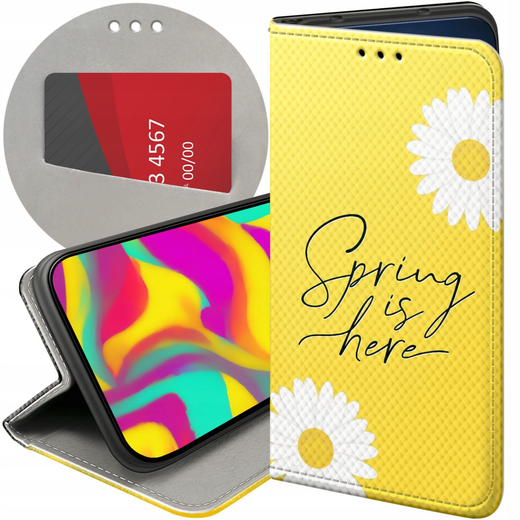 Etui Z Klapką Do Samsung Galaxy S24 Fe Wiosna Wiosenne Spring Futerał