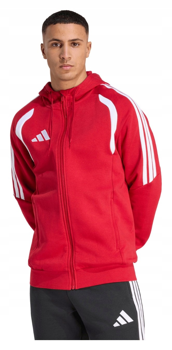 Mikina Adidas Teamwear Tiro 26 League Sweat Full Zip Hoodie červená vel. S
