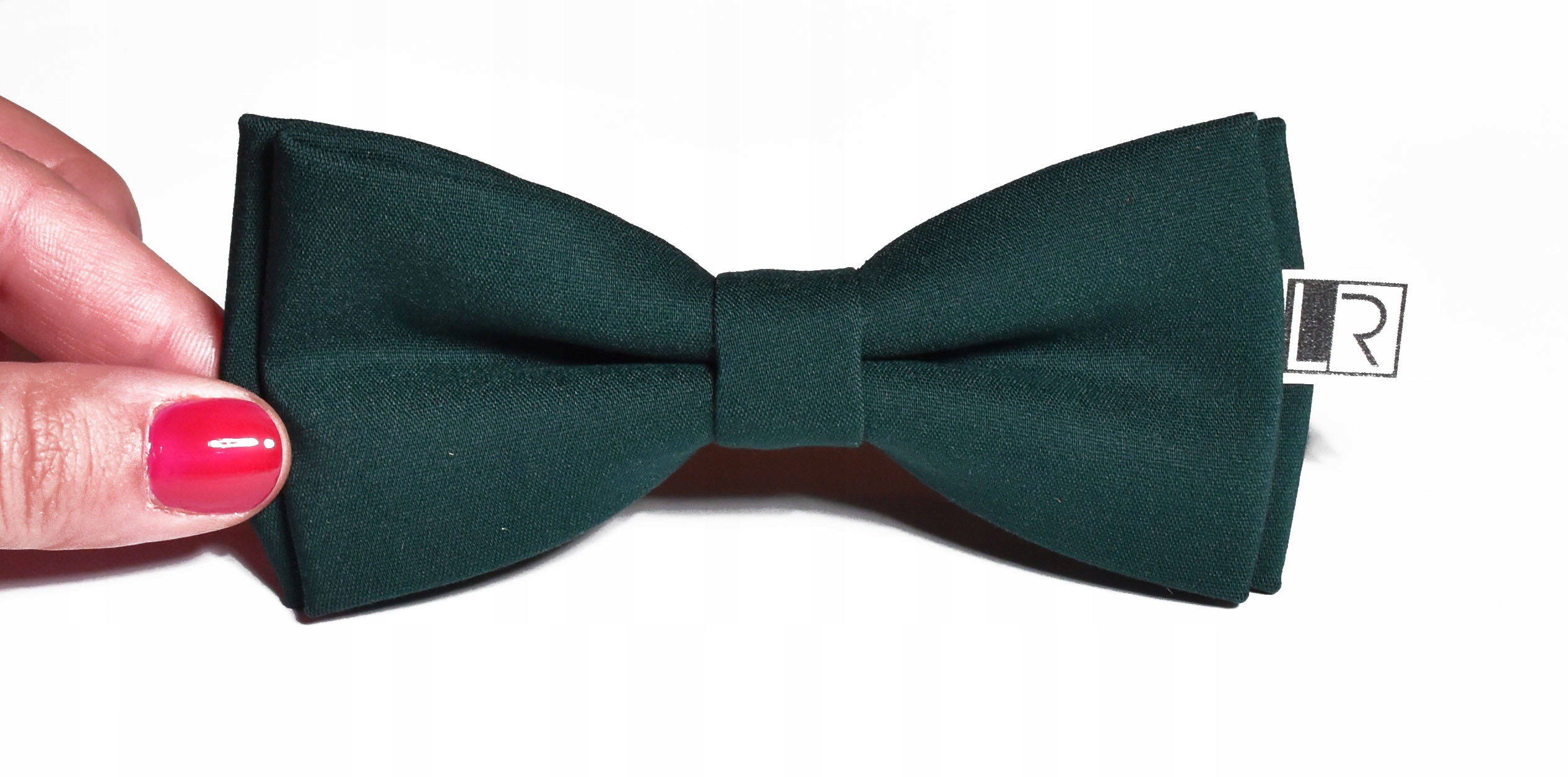 

Mucha Męska muszka ciemno zielona Pl Lorento