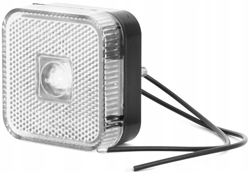 

Lampa Obrysowa Przednia Kwadratowa Biała Tir Waś