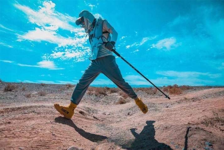 KIJE TREKKINGOWE GÓRSKIE SKŁADANE KIJKI TREKINGOWE DO NORDIC WALKING 2SZT. Liczba segmentów 3