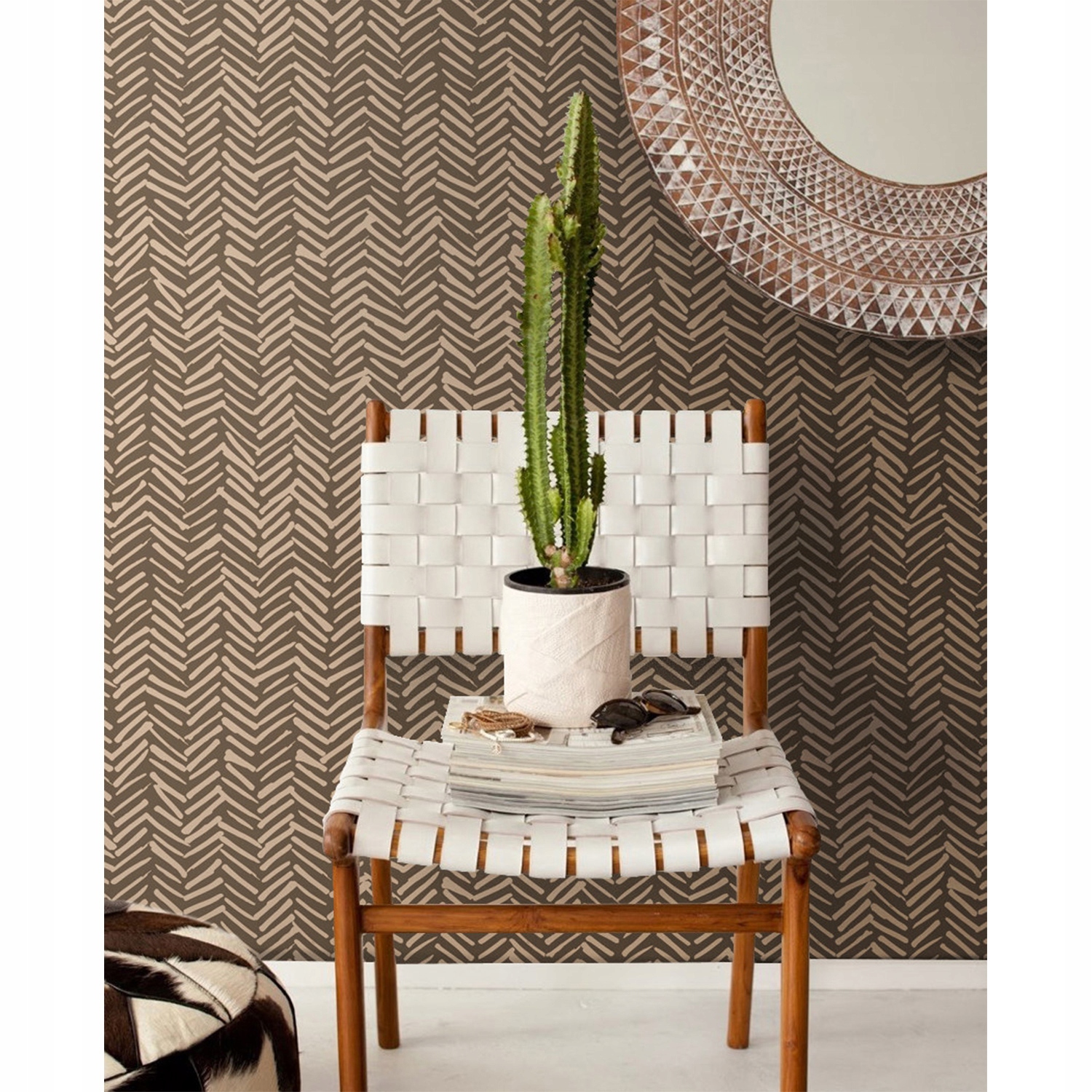 

Tapeta flizelinowa Prosty elegancki wzór 254x184cm