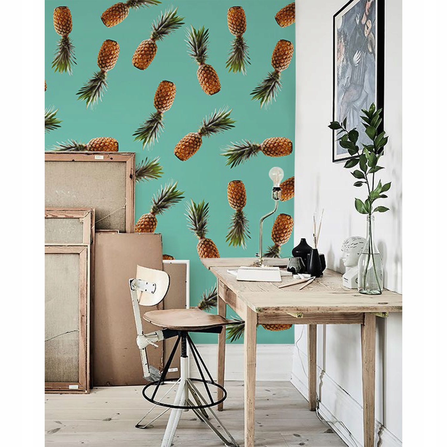 

Tapeta ścienna Tropikalny kwiat ananasa 360x250 cm