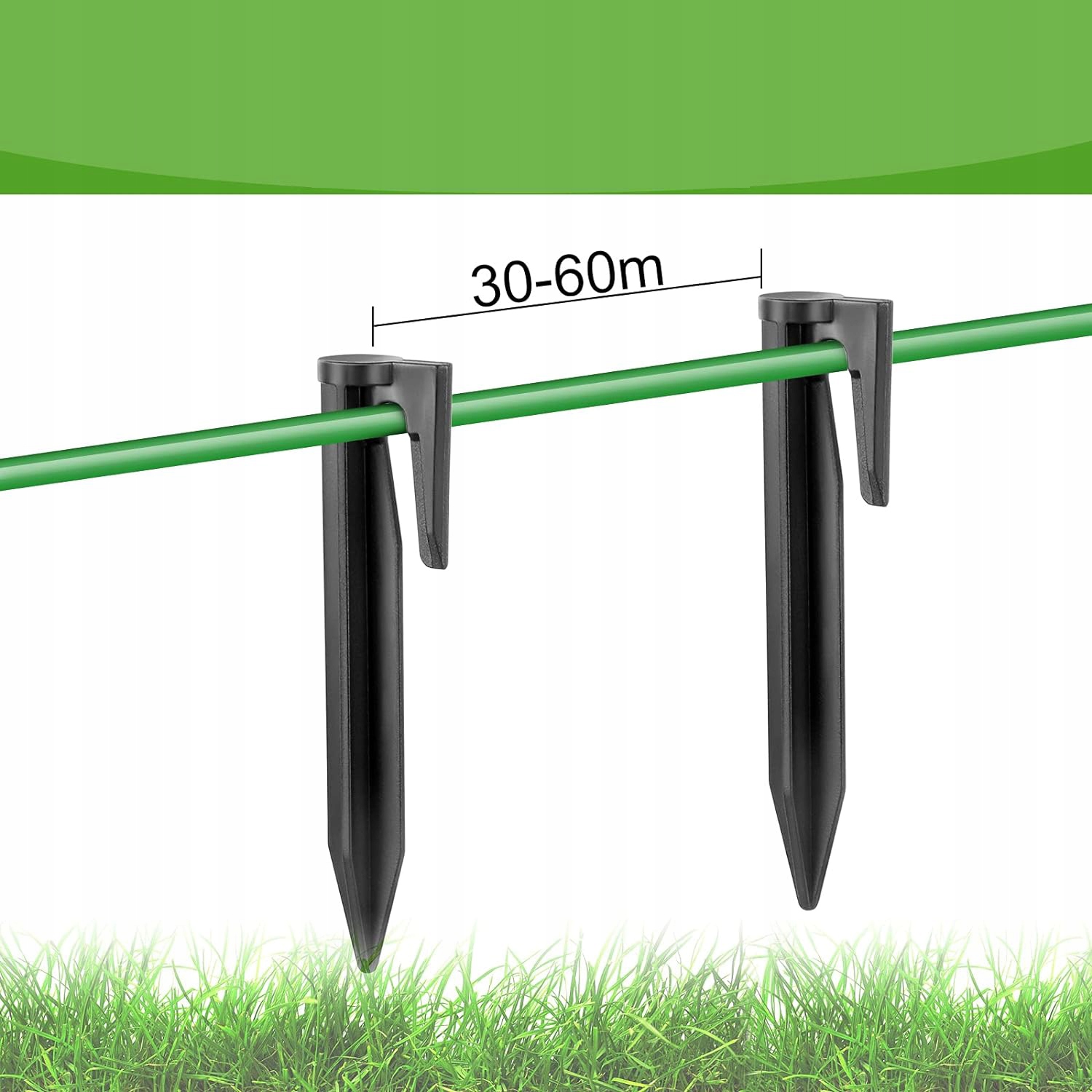 HAKI ŚLEDZIE DO ROBOTA KOSZĄCEGO, KOŁKI GRUNTOWE MOCOWANIE DRUTU, 200 SZT Kod producenta kołki gruntowe do kosiarek automatycznych