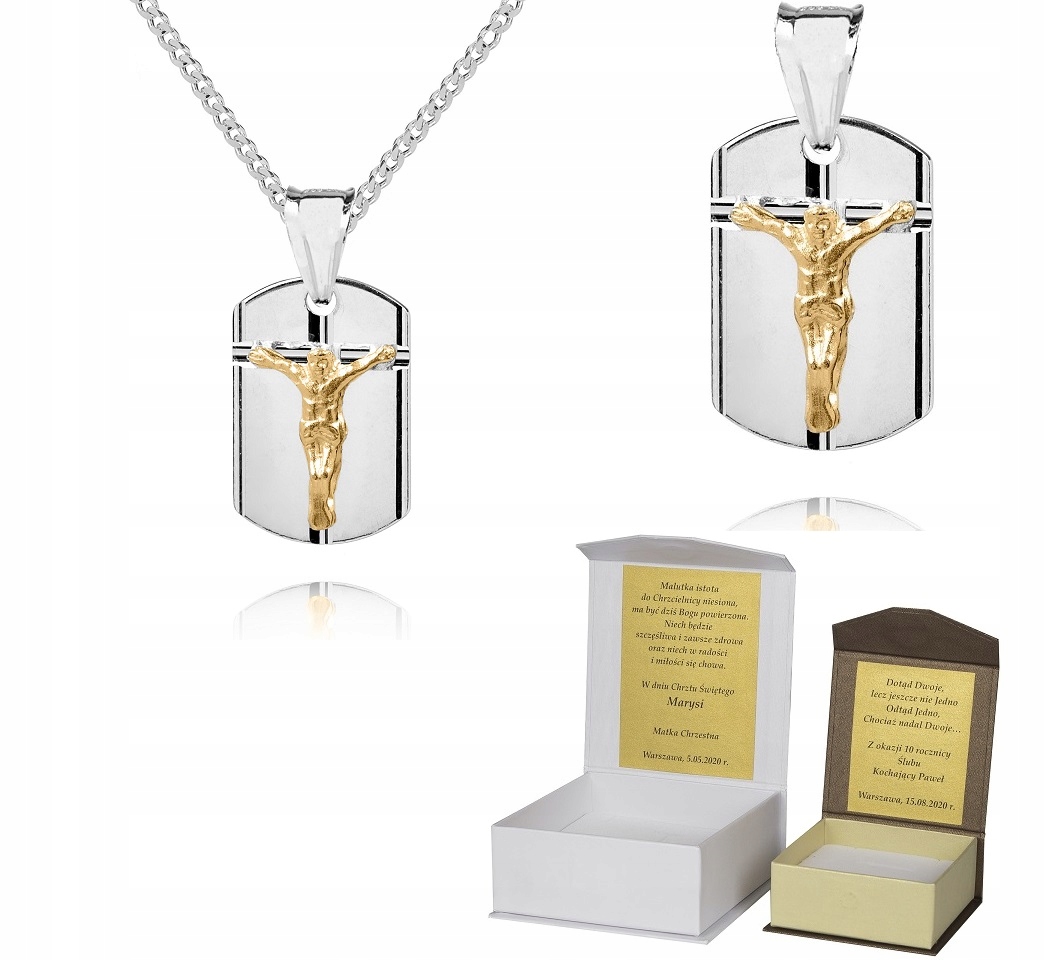 925 Stříbrný řetízek medailonek Dedikace 50 cm P3M36