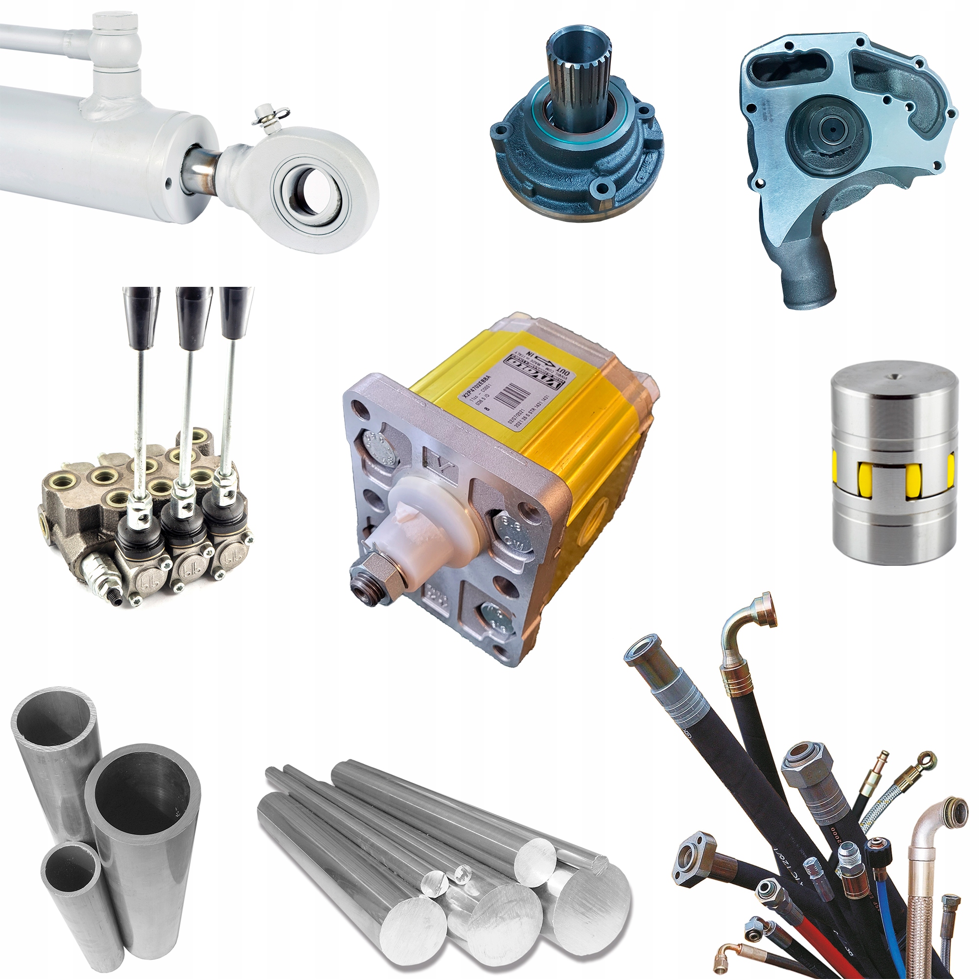 Akumulator hydrauliczny hydroakumulator membranowy amortyzator poj. 0,5L Typ maszyny Dźwig, żuraw, podnośnik Koparka Koparko-ładowarka Kruszarka Ładowarka Równiarka Rozściełacz asfaltu Spycharka Walec Wozidło Zagęszczarka Inny