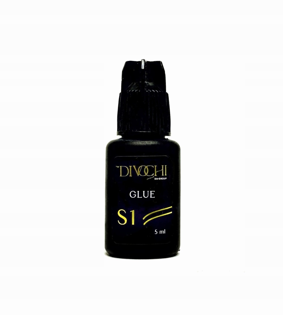 Lepidlo na prodlužování řas Divochi S1 Black, černé 5 ml