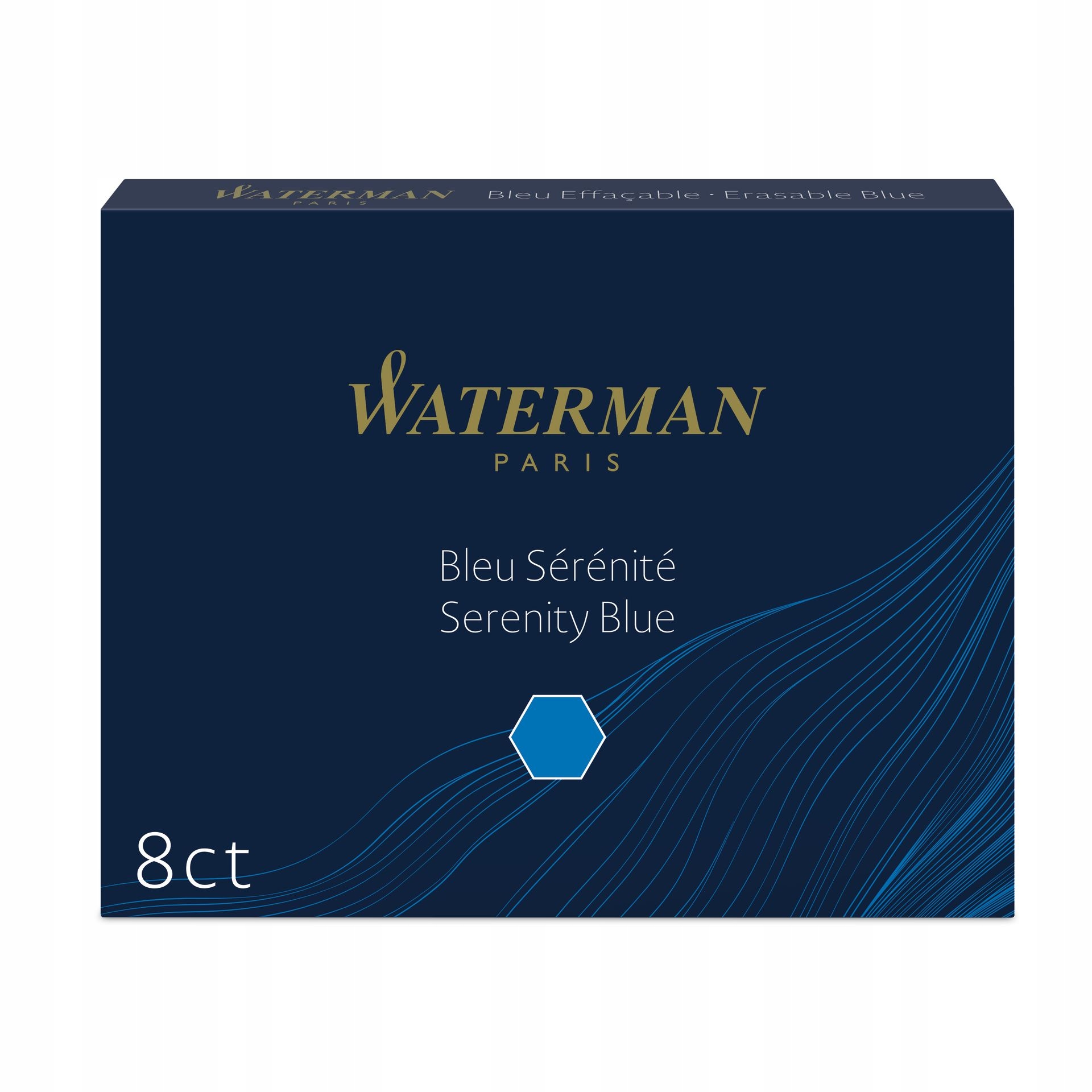 

Waterman naboje niebieskie atrament wkład do pióra