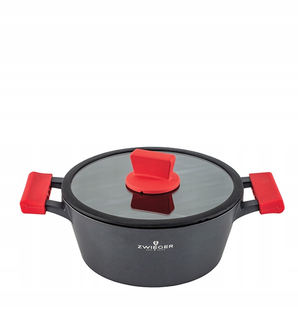 

Zwieger Obsidian Garnek +pokrywka 24CM 3L Indukcja