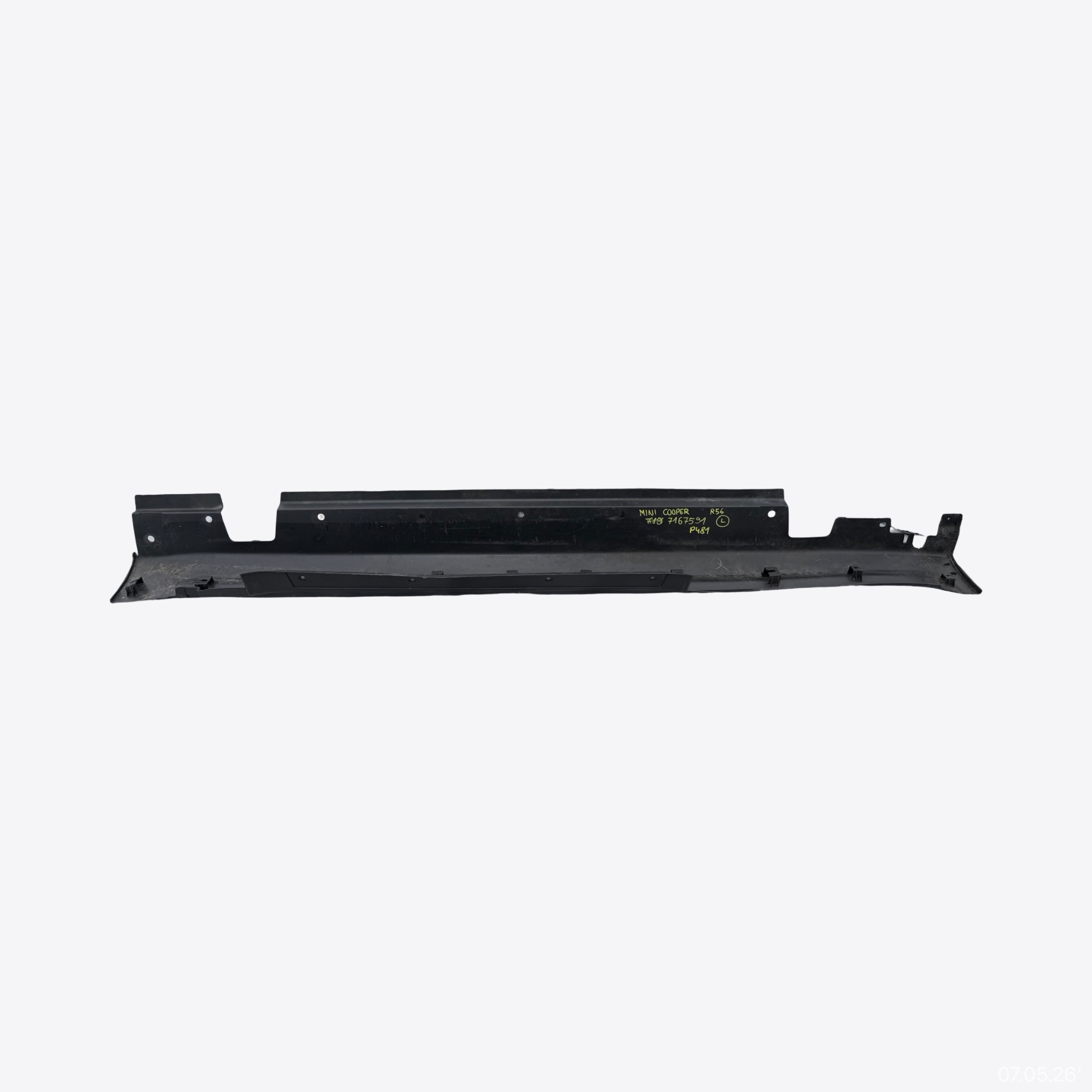 moulding threshold left MINI COOPER R56 7167591