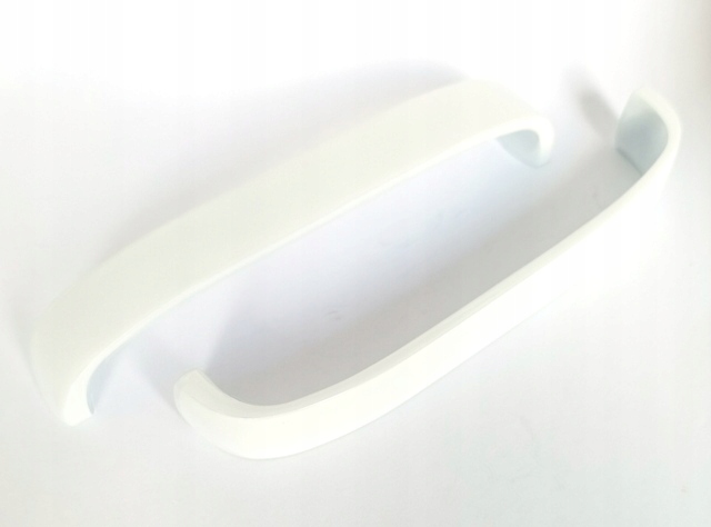 UCHWYT MEBLOWY PROSTY BIAŁY ROZSTAW 128MM Długość 13.8 cm