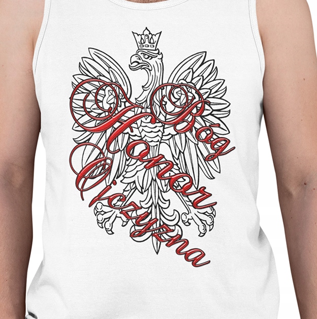 TANK TOP PATRIOTYCZNE ORZEŁ Marka inna