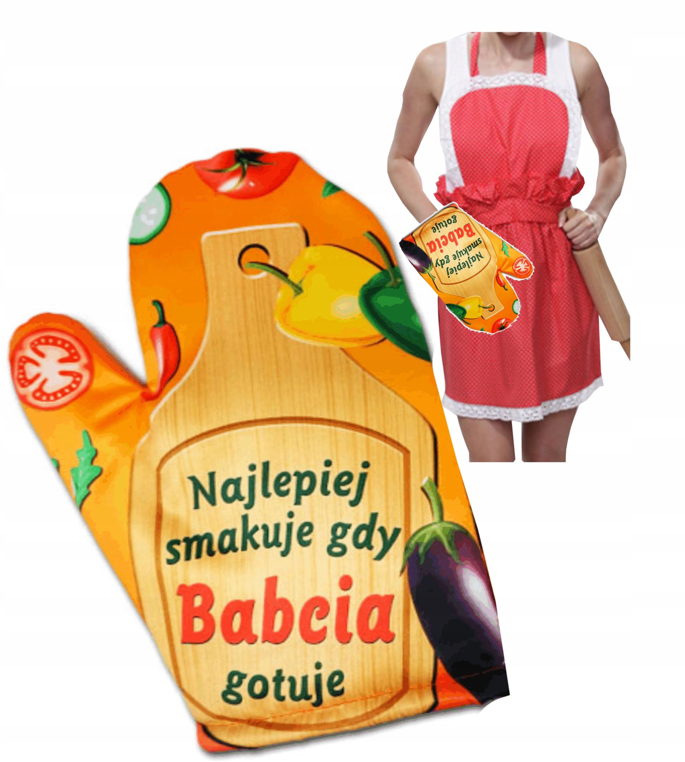 

Rękawica prezent Dzień Babci Dziadka babcia dziade