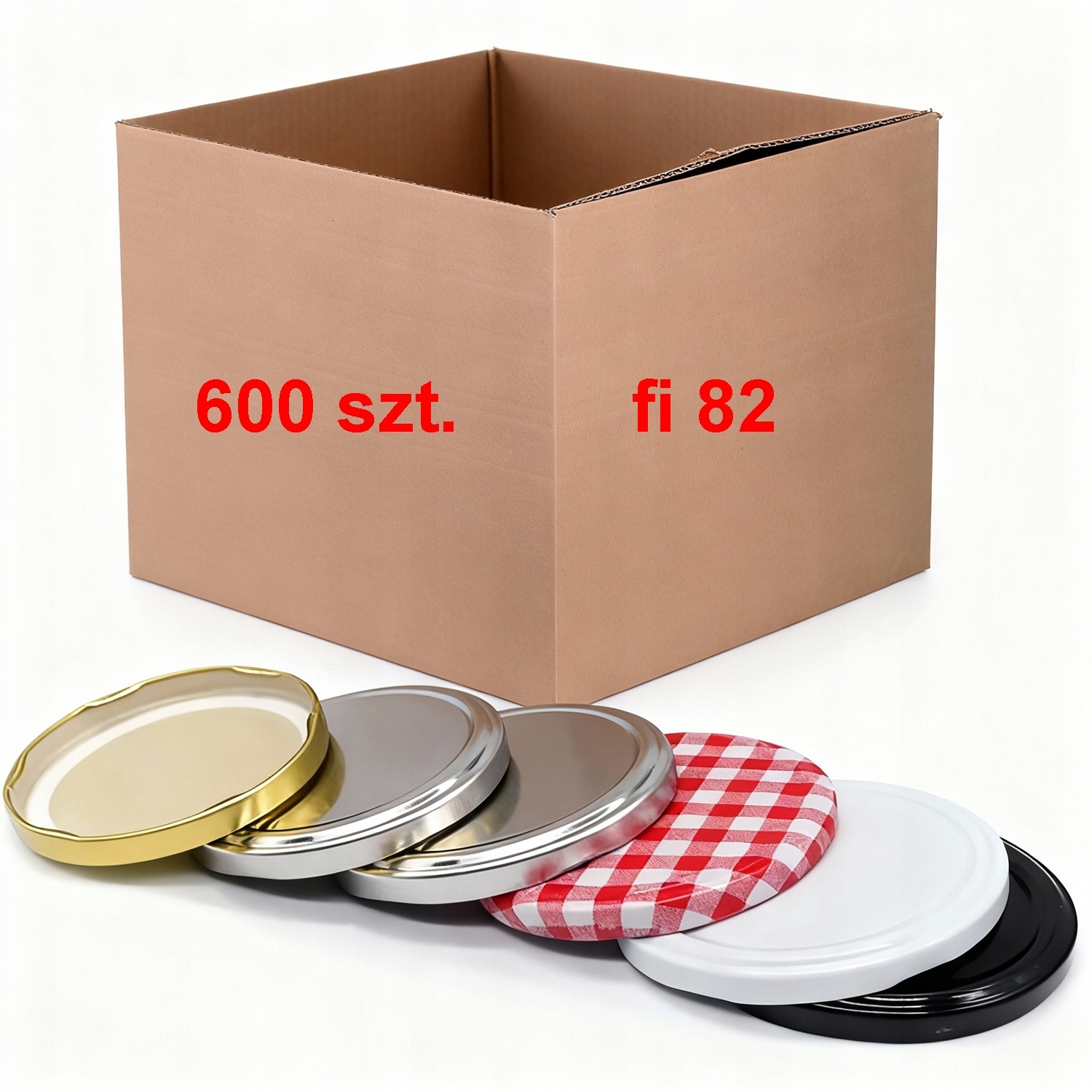 Veko fi 82, uzávery na poháre 82 mm kartón 600 ks