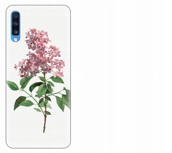 

Etui pokrowiec Samsung Galaxy A70 Kwiat różowy akw
