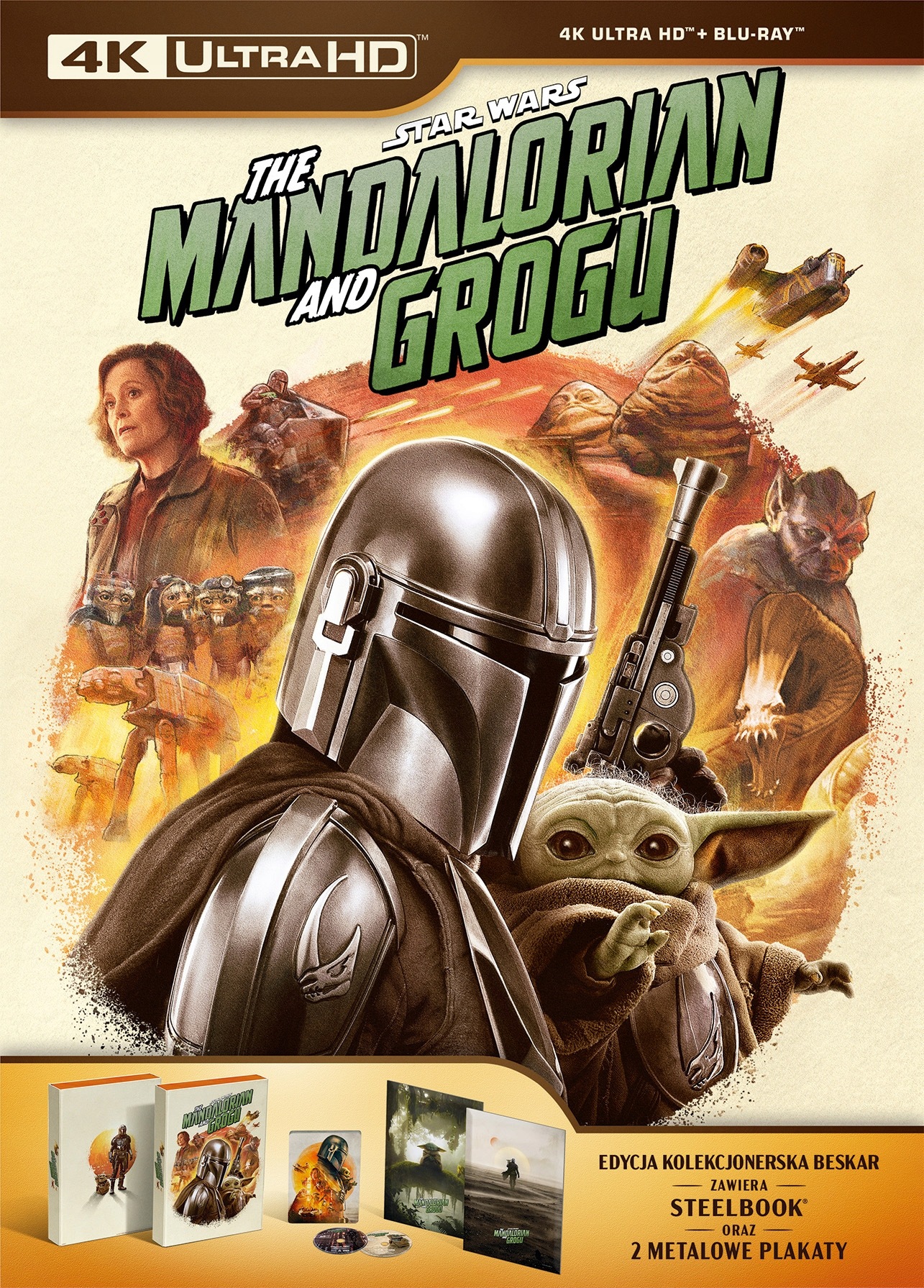 Blu-ray Jon Favreau Hvězdné války: Mandalorian I Grogu (2bd 4k) Edice Kol