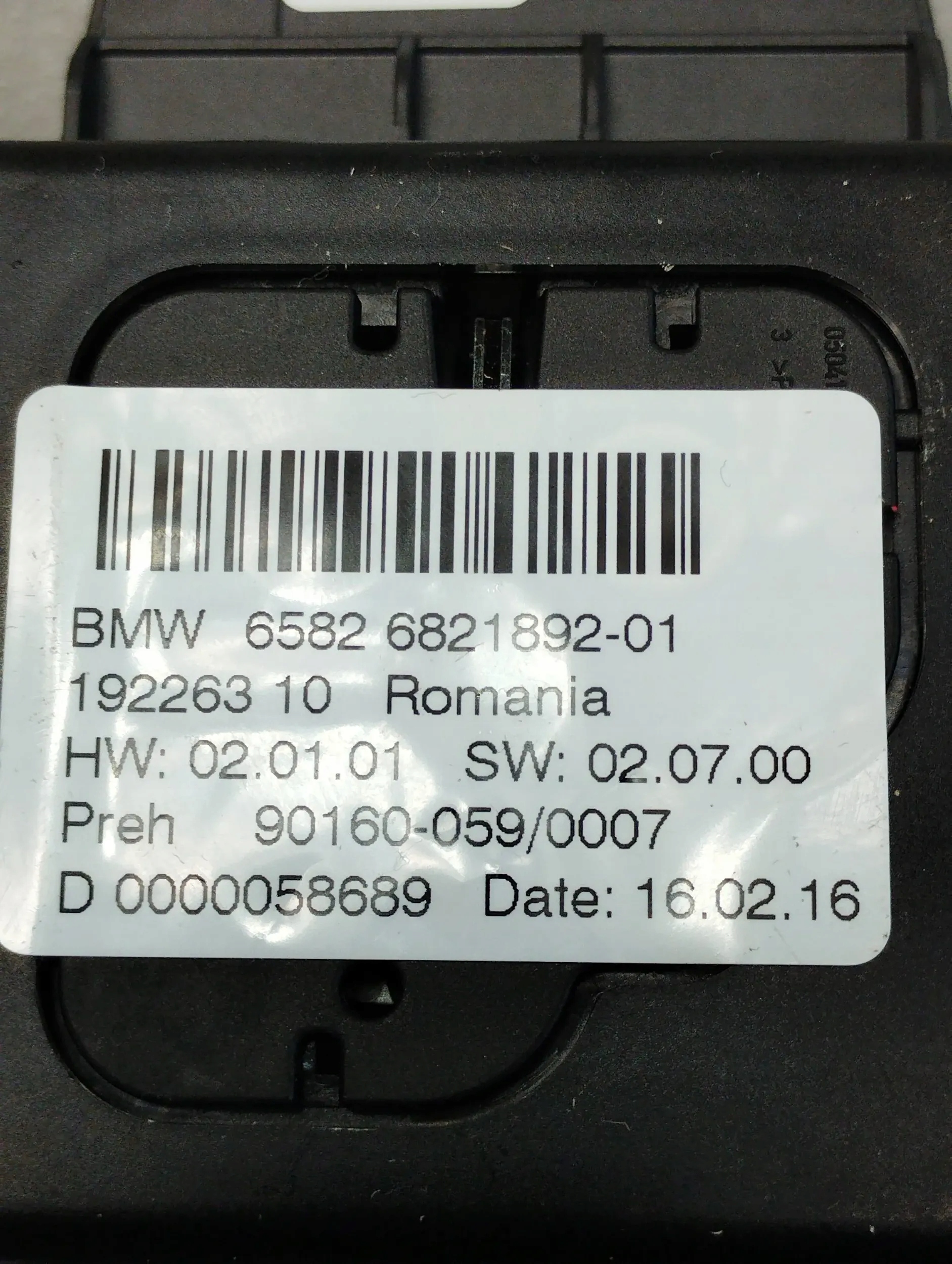 BMW 7 G11 KONTROLER IDRIVE 6821892