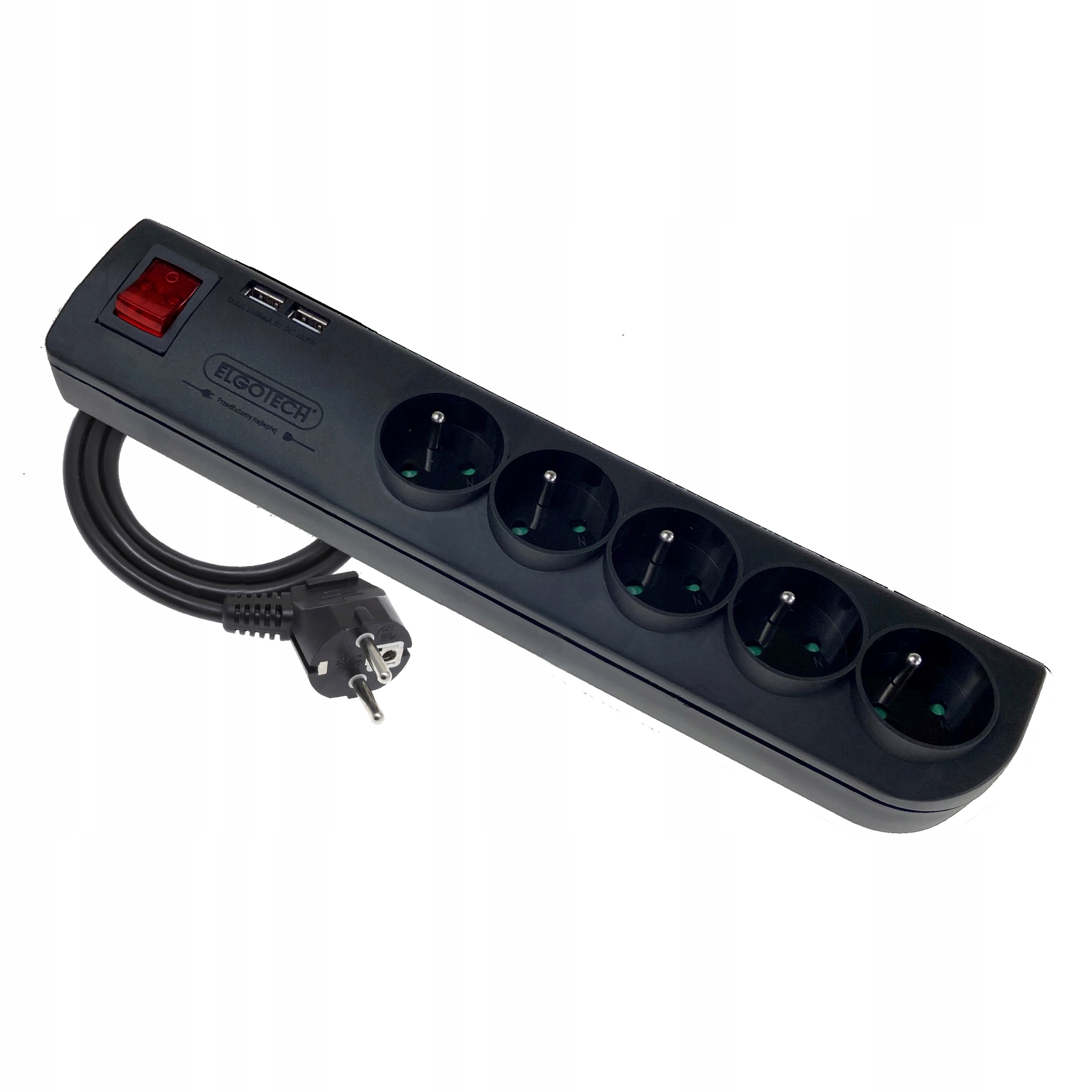 PODSŁUCH GSM LISTWA ZASILAJĄCA 230V SIM 5XGN 2XUSB Kod producenta GN-5W 2USB