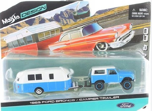 1966 Ford Bronco Camper Maisto 1:64 Orezent, Maisto Design