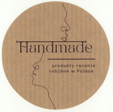 

Naklejki kraft Handmade W Polsce 4 CM 35 Szt
