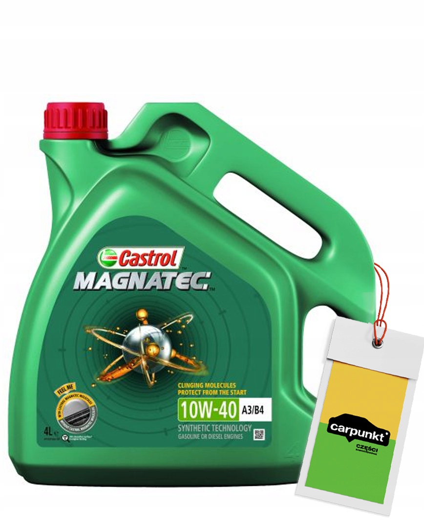 CASTROL МАСЛО 10W-40 MAGNATEC 4L ОРИГІНАЛ + БЕЗКОШТОВНО