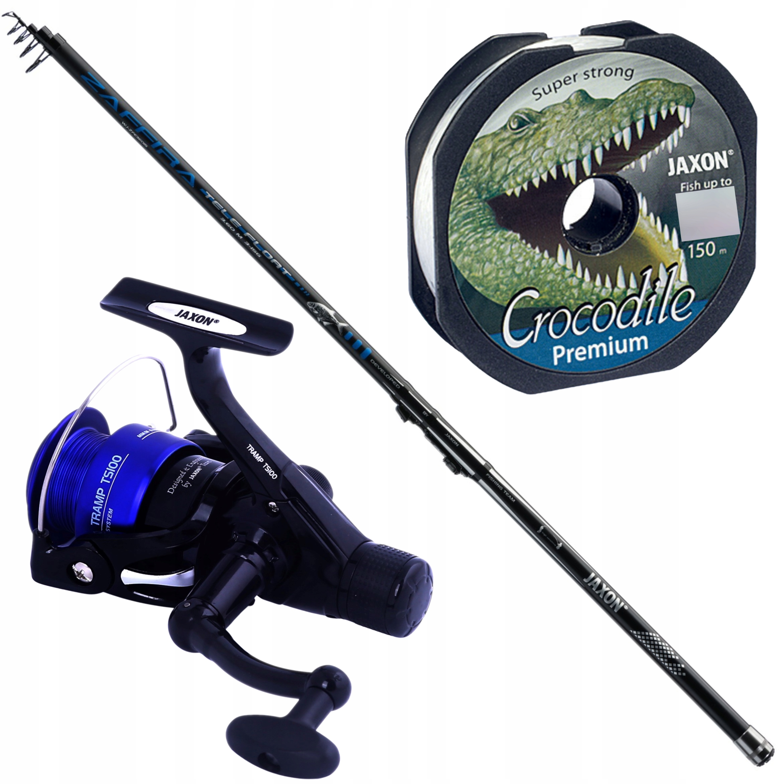 Zestaw Spławikowy JAXON Wędka + Kołowrotek + Żyłka