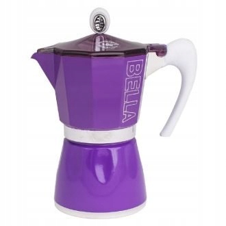 Moka konvička Coloranda 3 šálky fialová