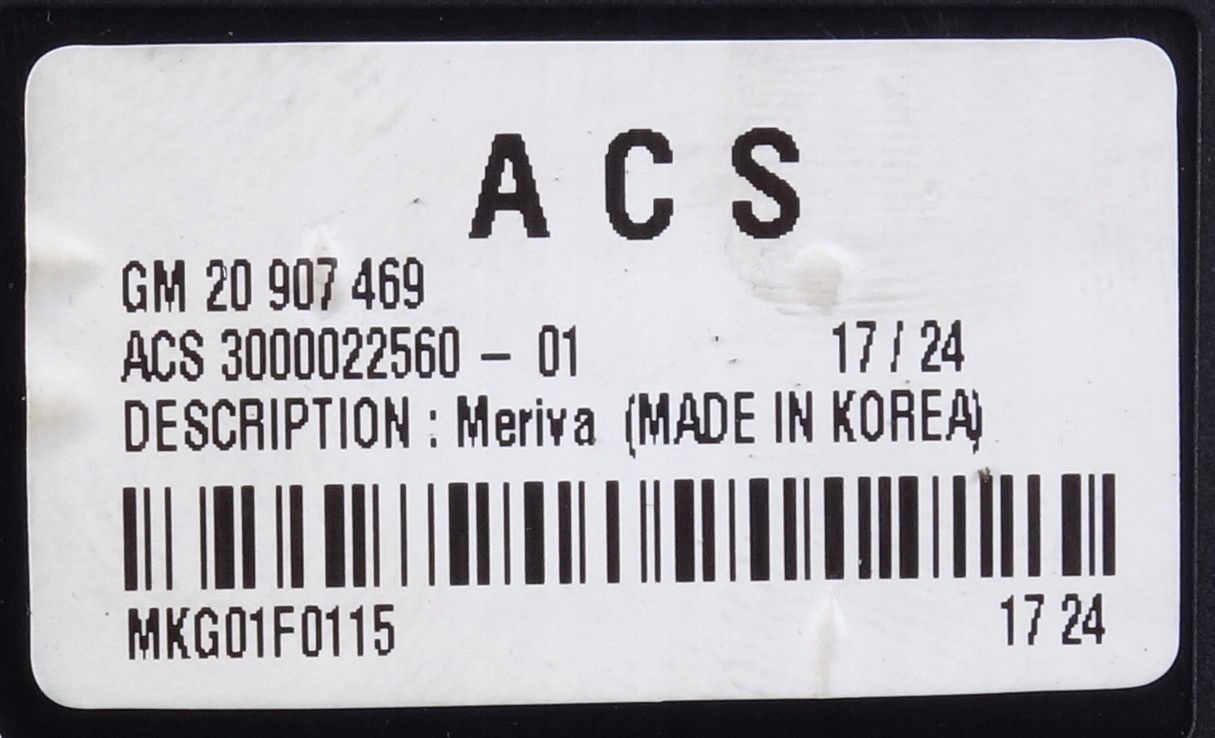 Silniczek szyberdachu Meriva B Insignia A 20907469 Part number 20907469