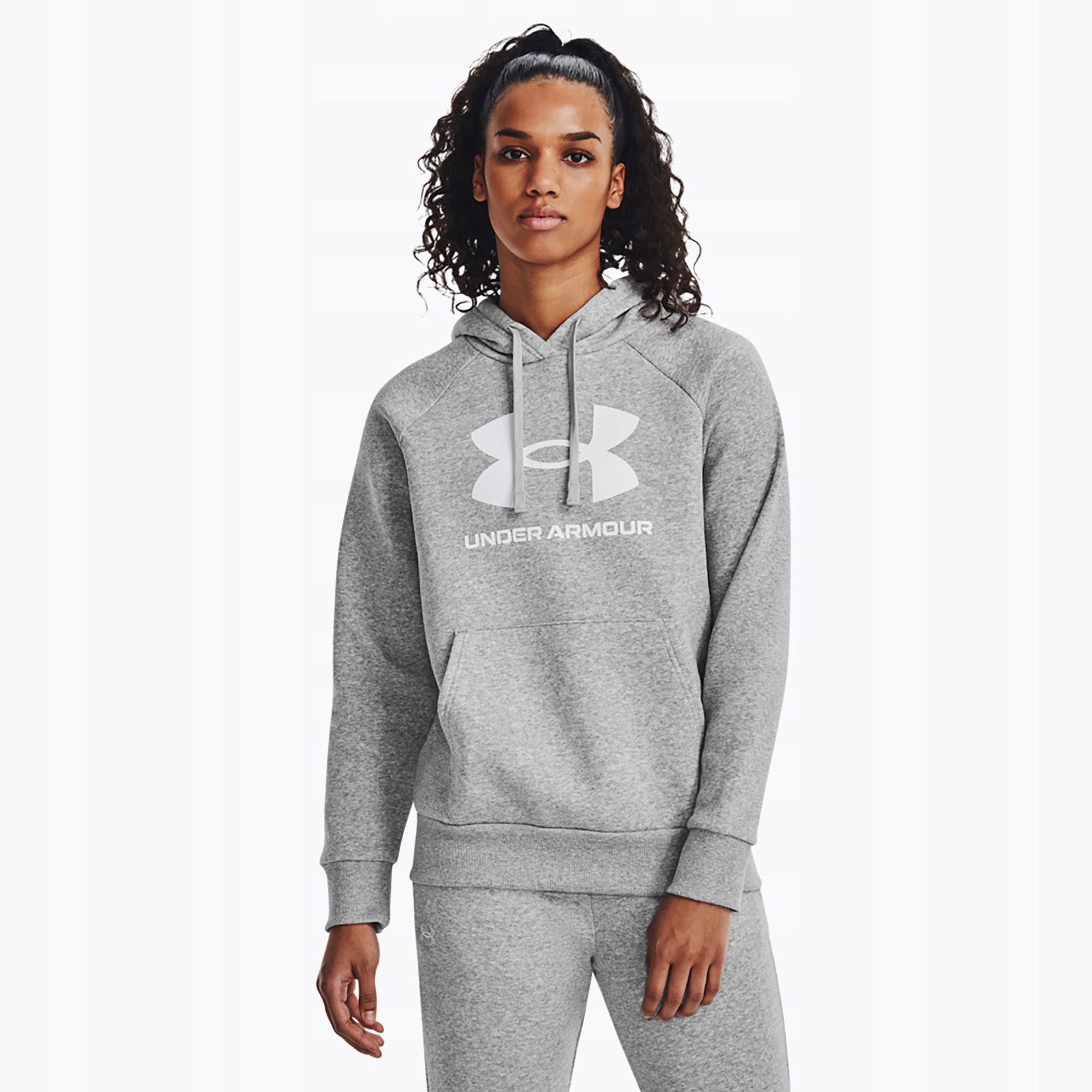 Mikina S Kapucí Sportovní Under Armour Rival Fleece Big Logo Hdy XL