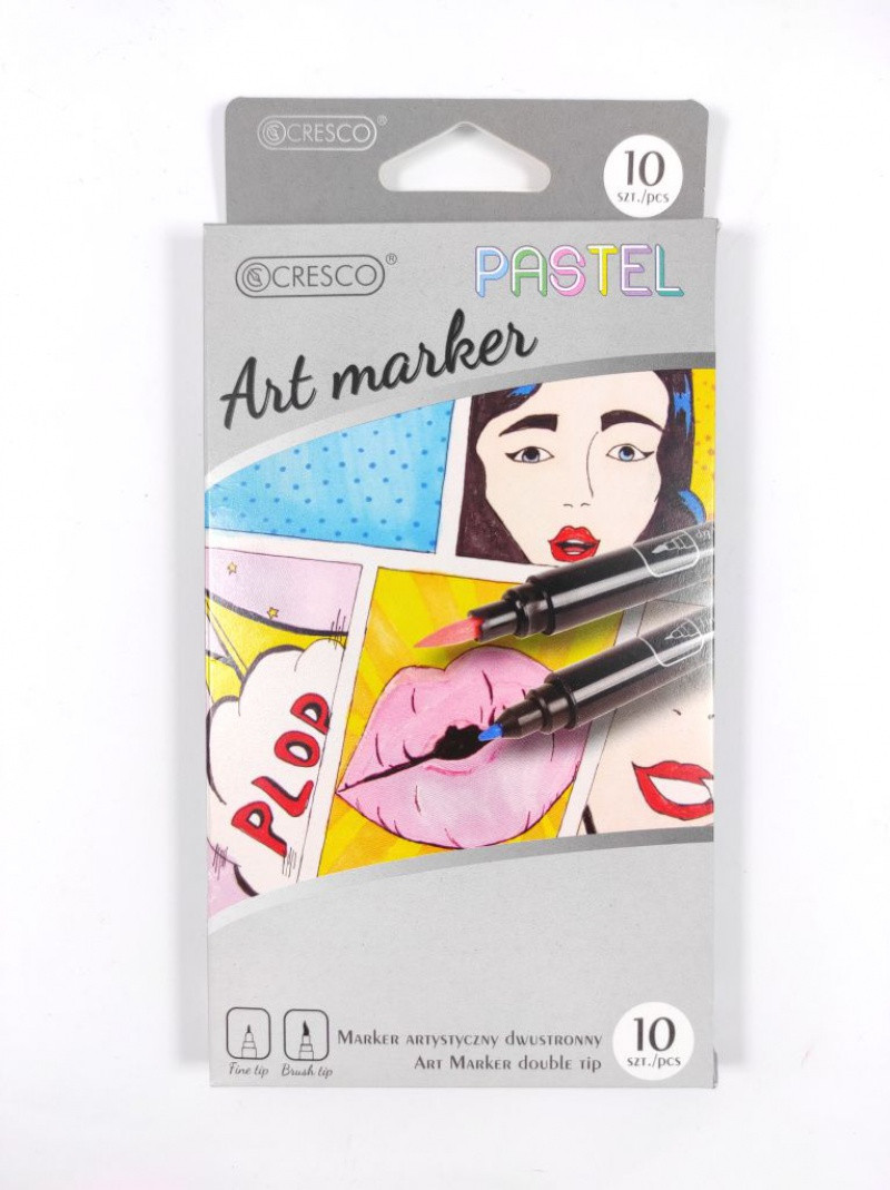 Markery Do Prac Artystycznych PASTEL DWUSTRONNE 10 Marka inna